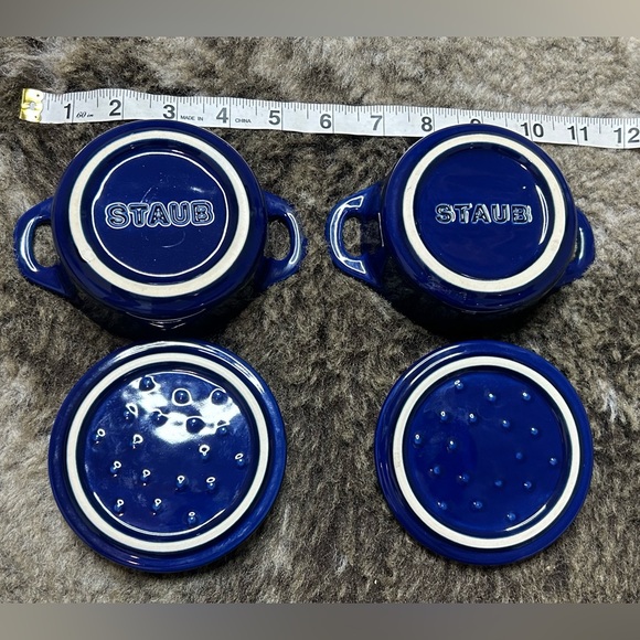 2 Staub Ceramic Mini La Cocotte 5